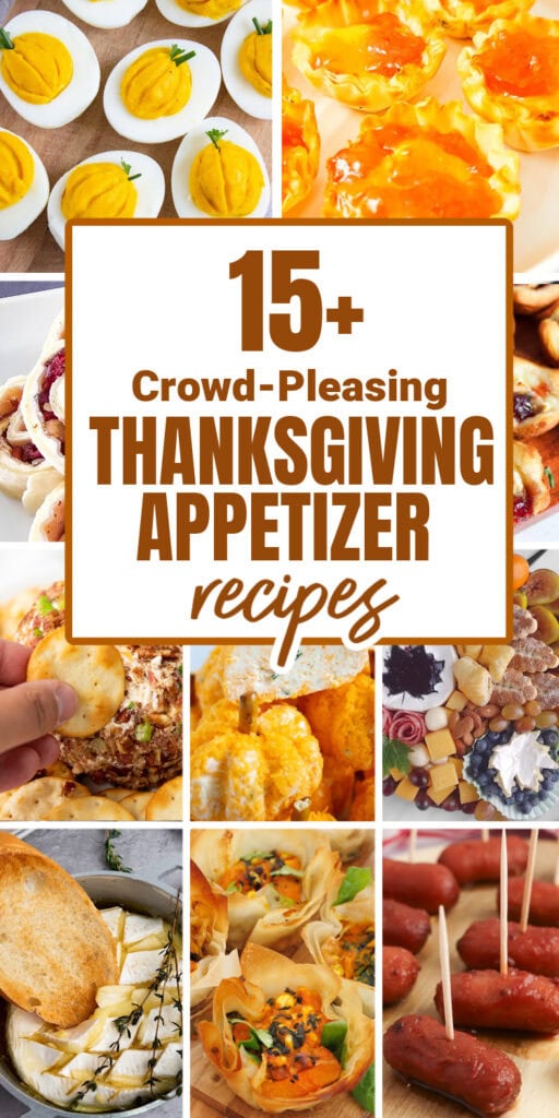 thanksgiving appetizers - recipe roundups
