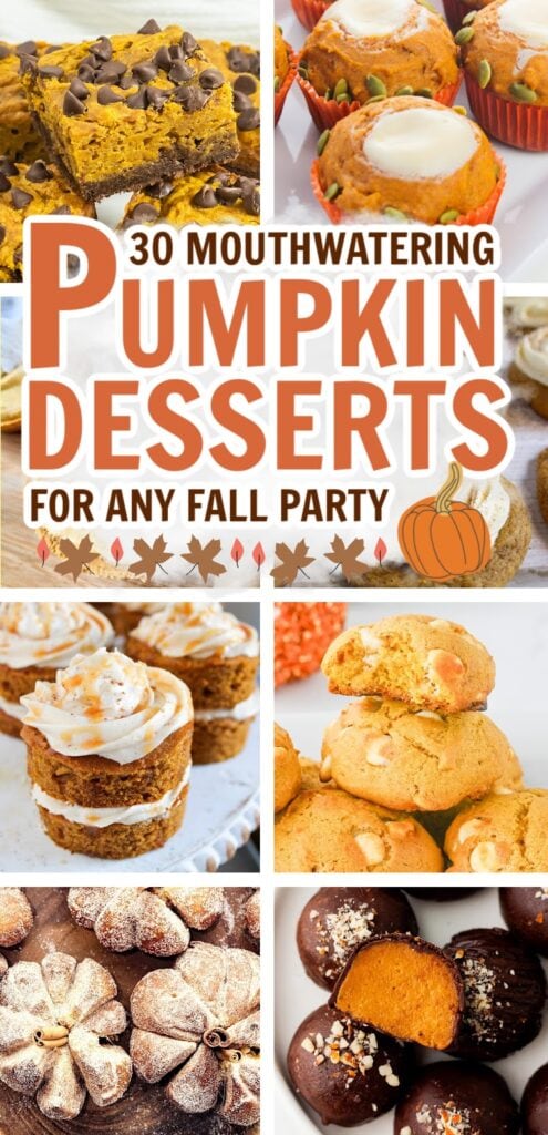 pumpkin desserts