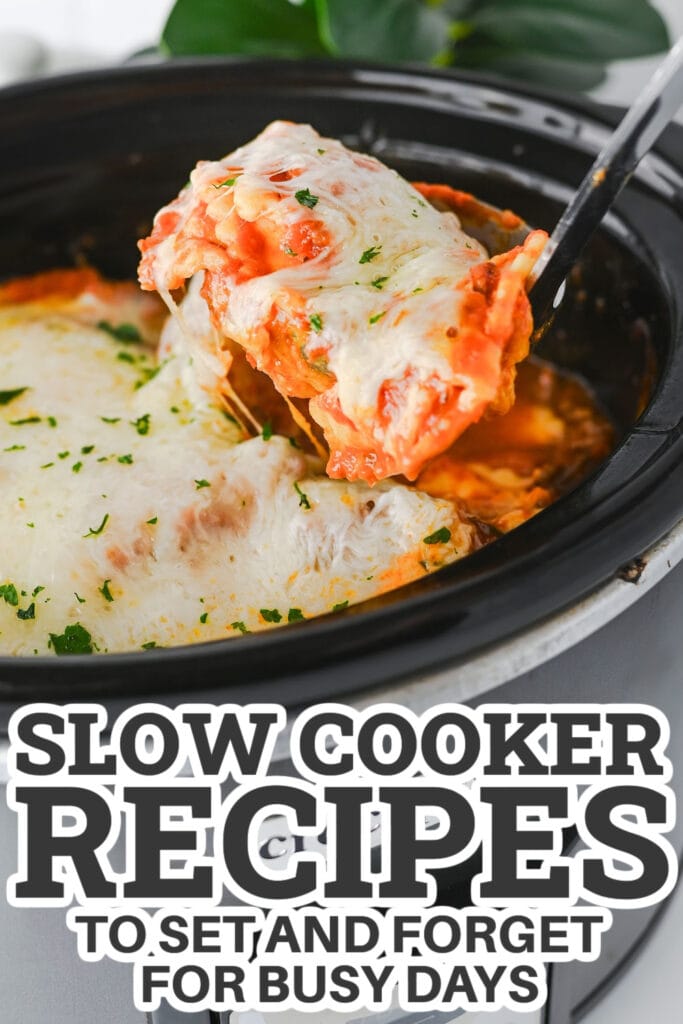 Slow Cooker Recipes-Crockpot Ravioli Lasagna