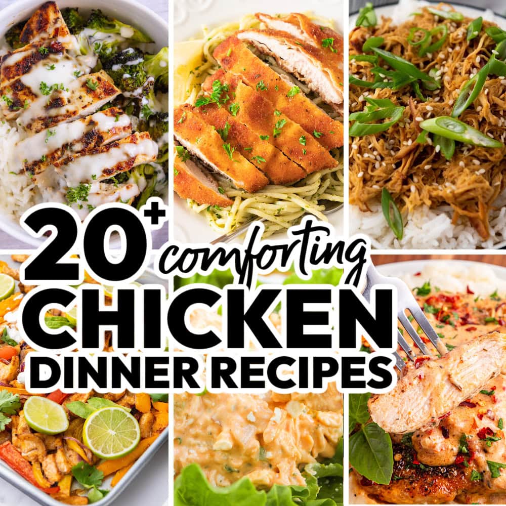 chicken dinner recipes featured image