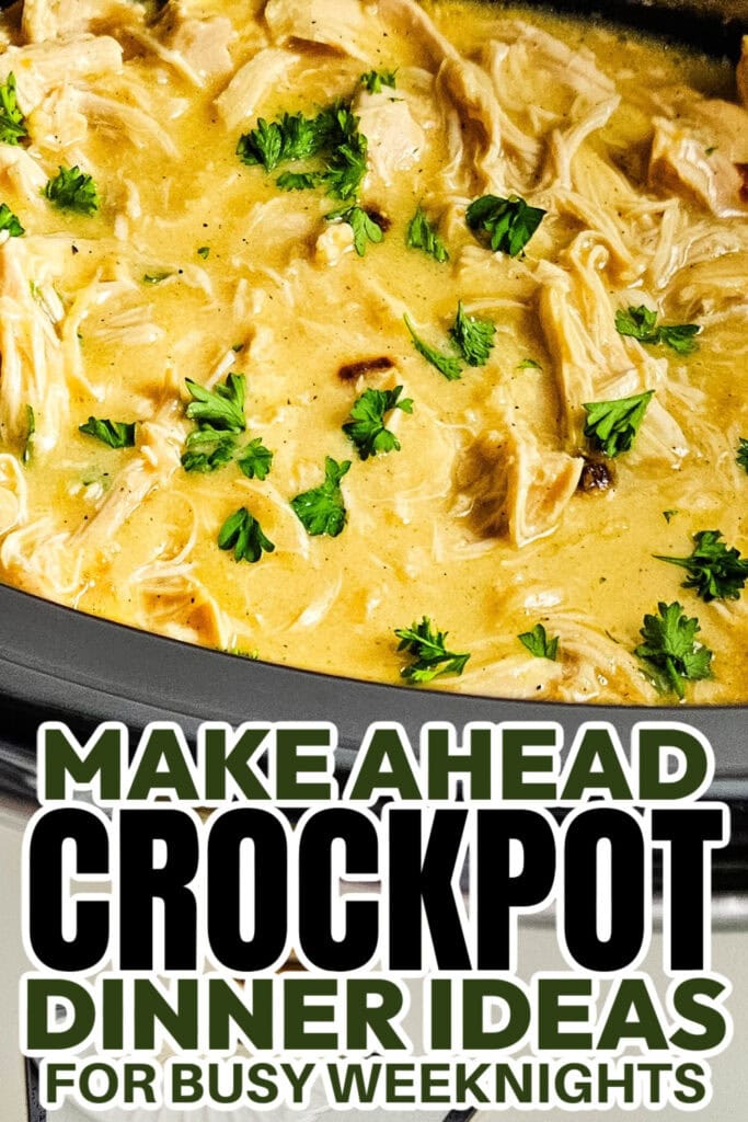 crockpot dinner ideas - Slow Cooker Chicken and Gravy