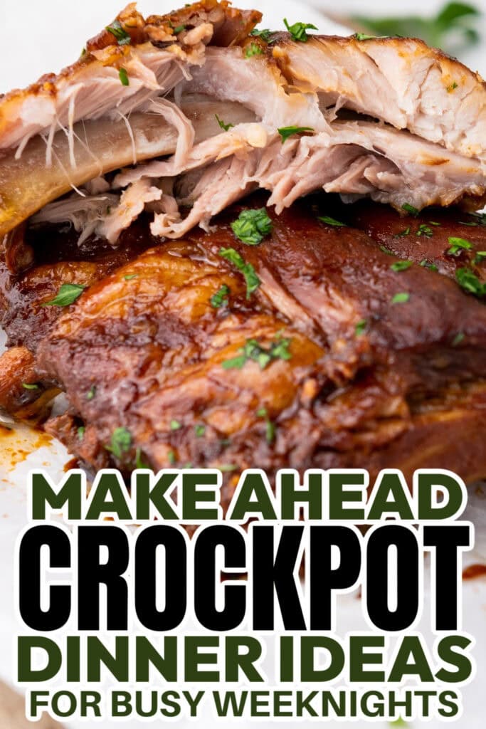 crockpot dinner ideas - Slow Cooker Honey Garlic Soy Spareribs