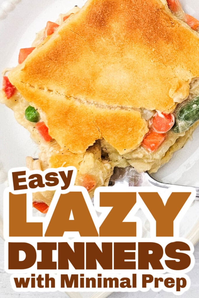 lazy dinners - Chicken Pot Pie Casserole