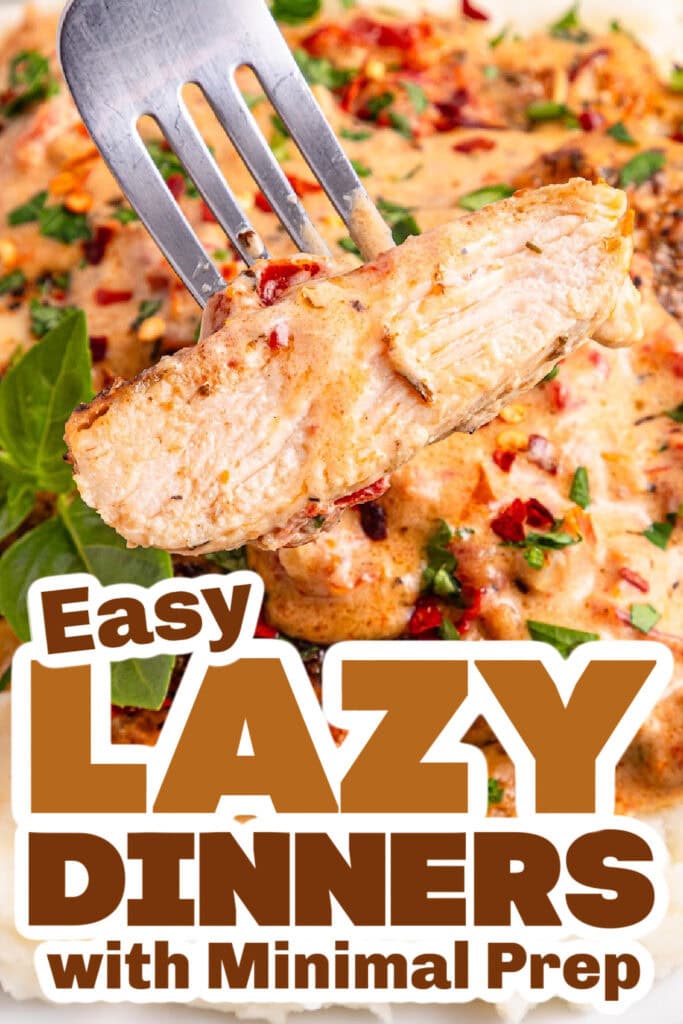 lazy dinners - Creamy Garlic Marry Me Chicken