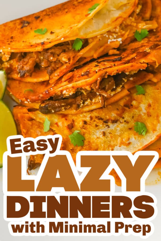 lazy dinners - Crockpot Birria Tacos copy