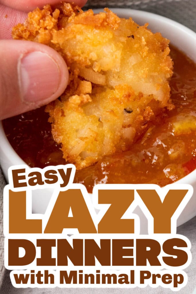 lazy dinners -Fried Coconut Shrimp with Orange Marmalade Dip