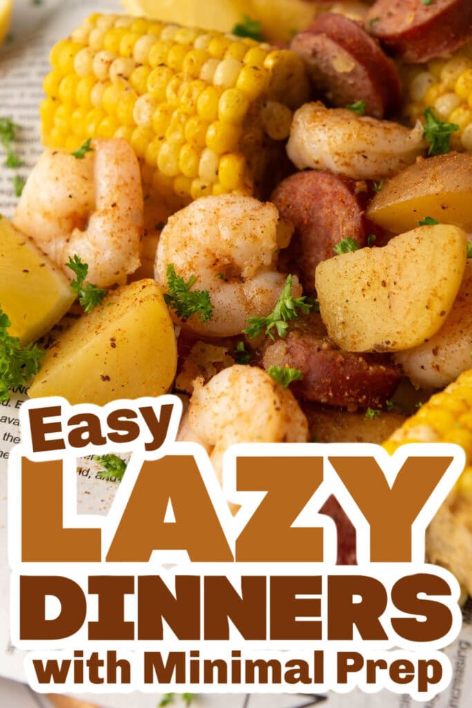 lazy dinners -One-Pot Instant Pot Shrimp Boil copy