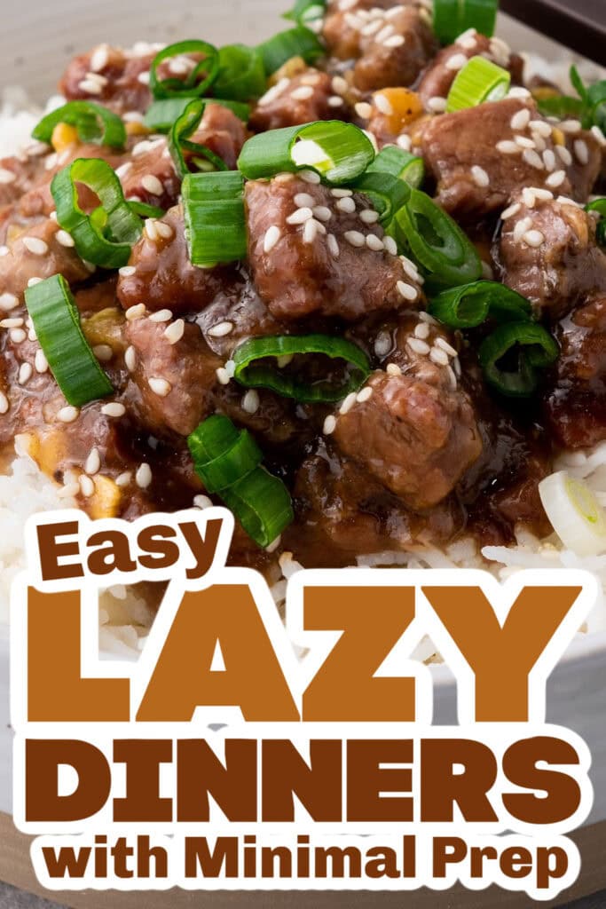 lazy dinners - Slow Cooker Mongolian Beef