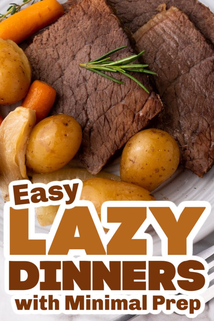 lazy dinners - rump roast