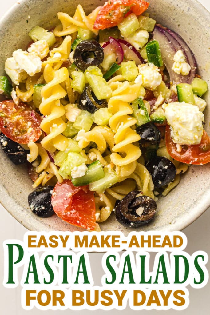 Pasta Salad Recipes - Greek Pasta Salad