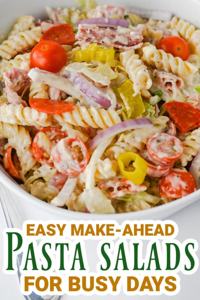 Pasta Salad Recipes - Italian Grinder Pasta Salad