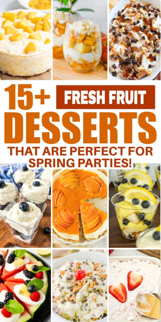 fresh fruit desserts