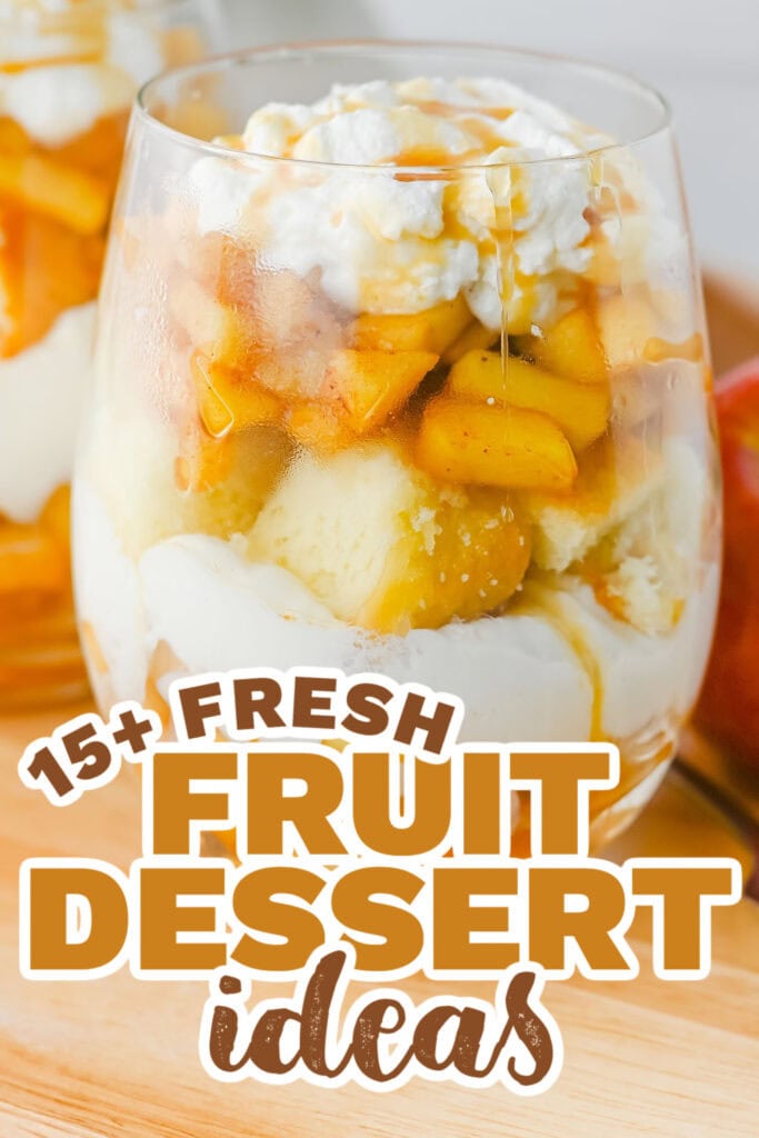 fruit dessert - Caramel Apple Trifle