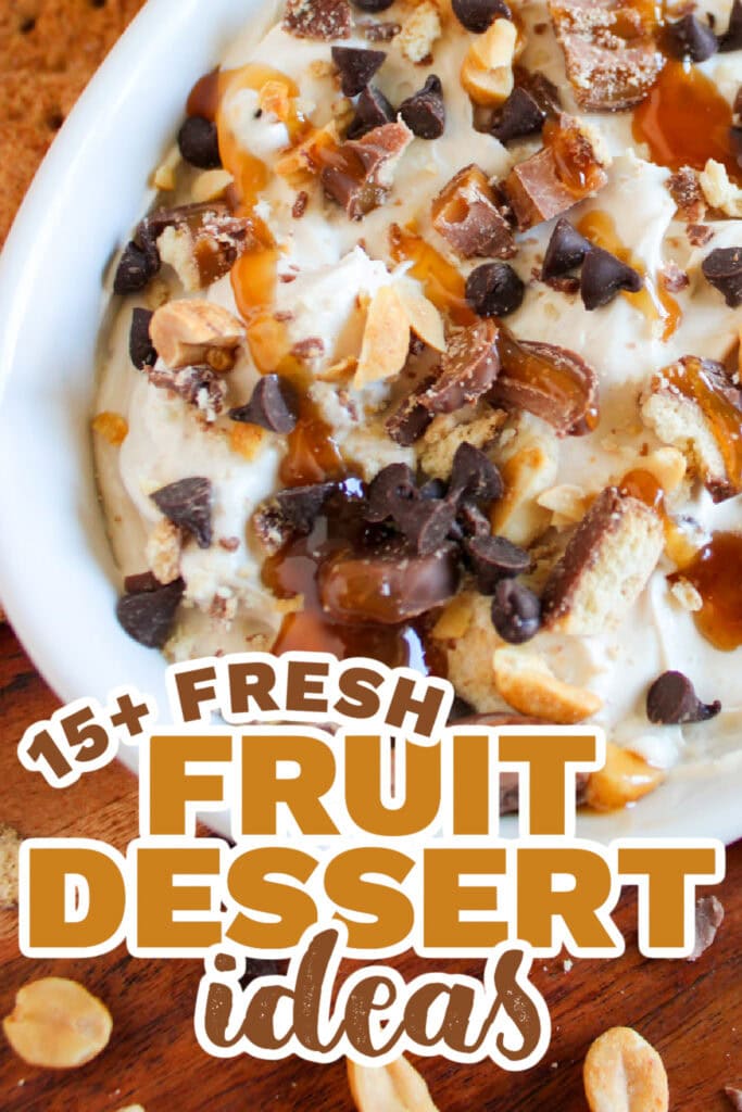 fruit dessert - Caramel Twix Apple Dip
