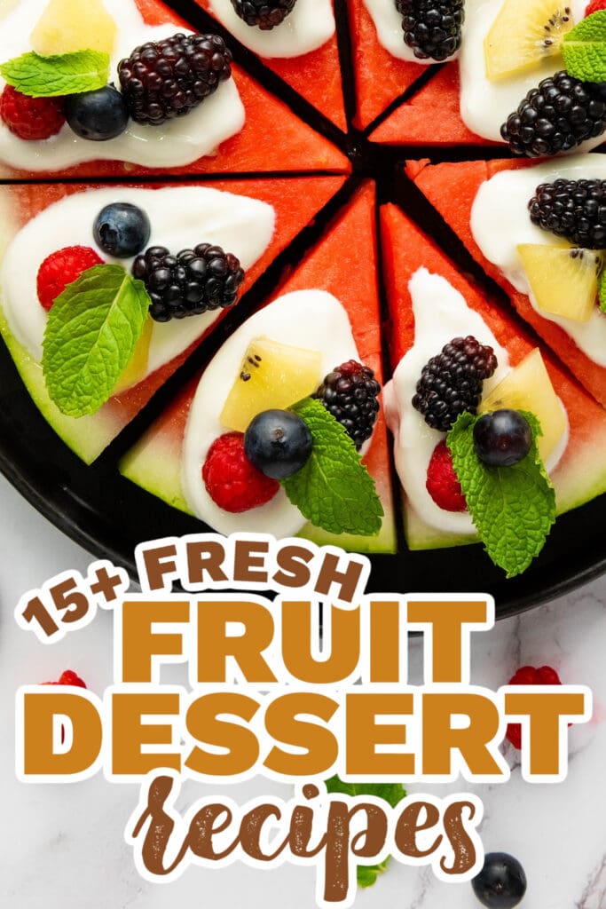 fruit dessert - Watermelon Pizza