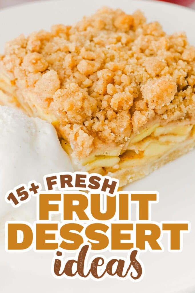 fruit dessert - apple pie bars