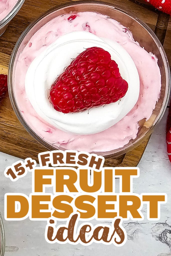 fruit dessert - raspberry cheesecake parfaits