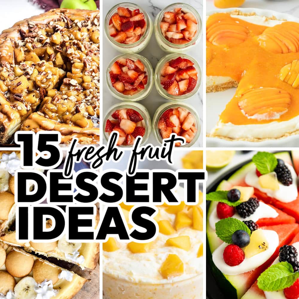 fruit dessert recipes featured image