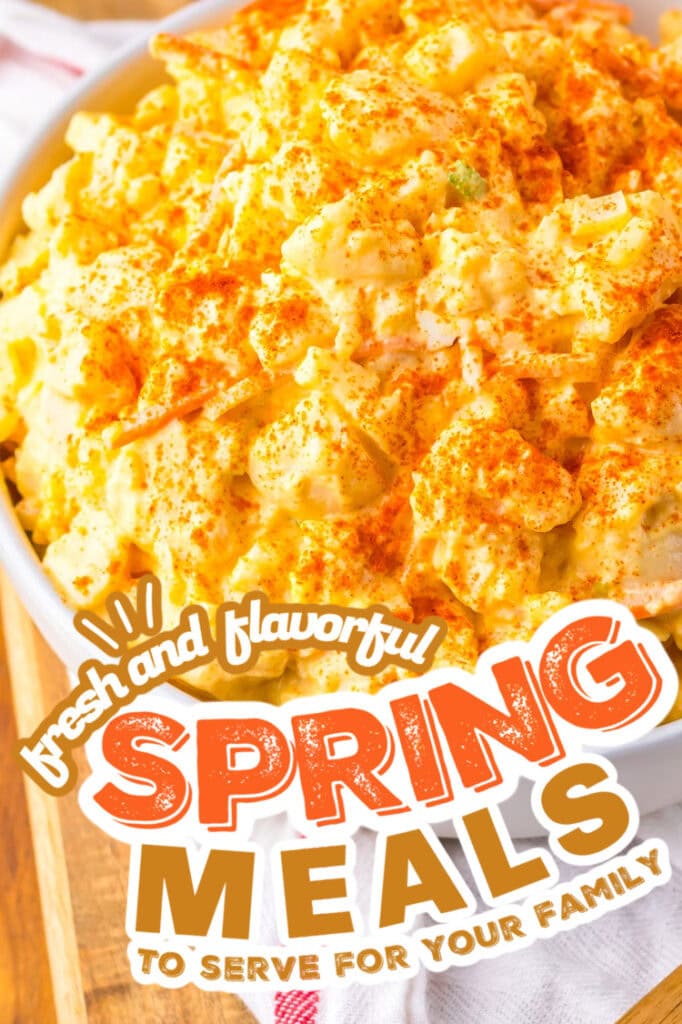 spring meals - Amish Potato Salad