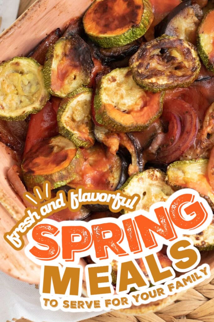 spring meals - Oven-Baked Ratatouille Casserole