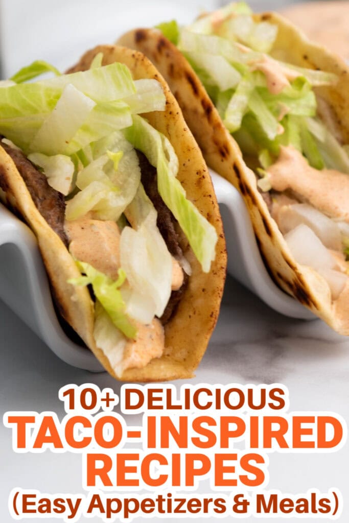 taco inspired recipes - smash burger tacos