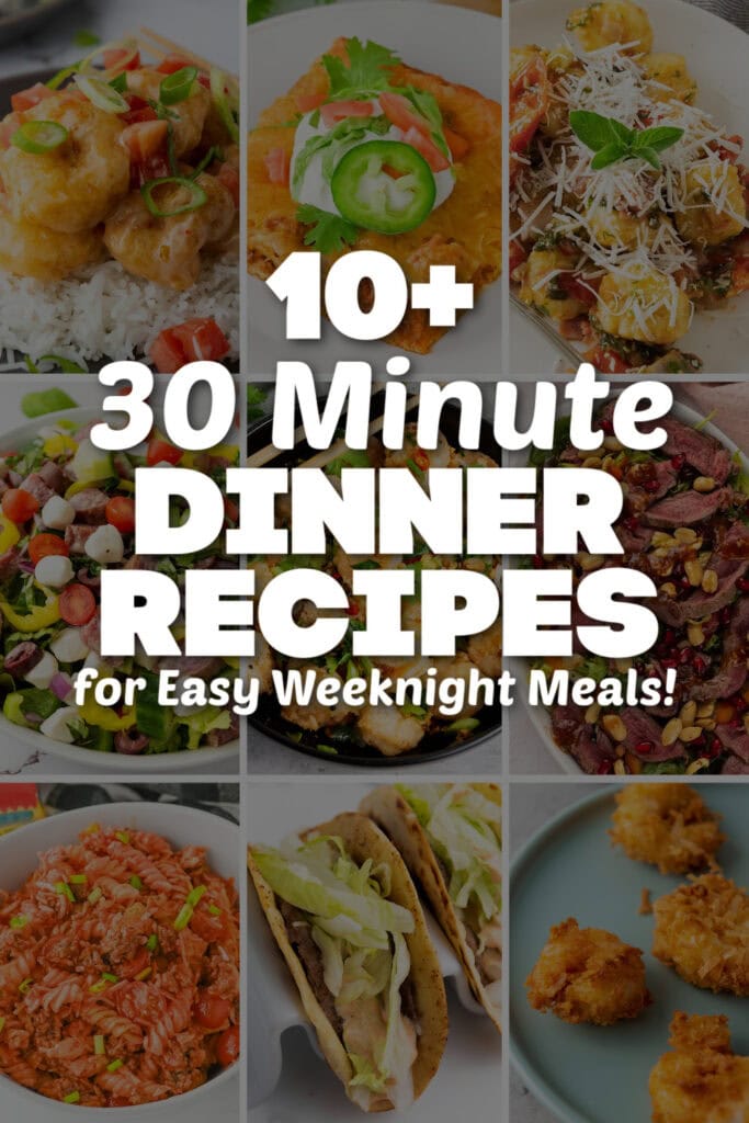 30 minute dinner recipes PSC