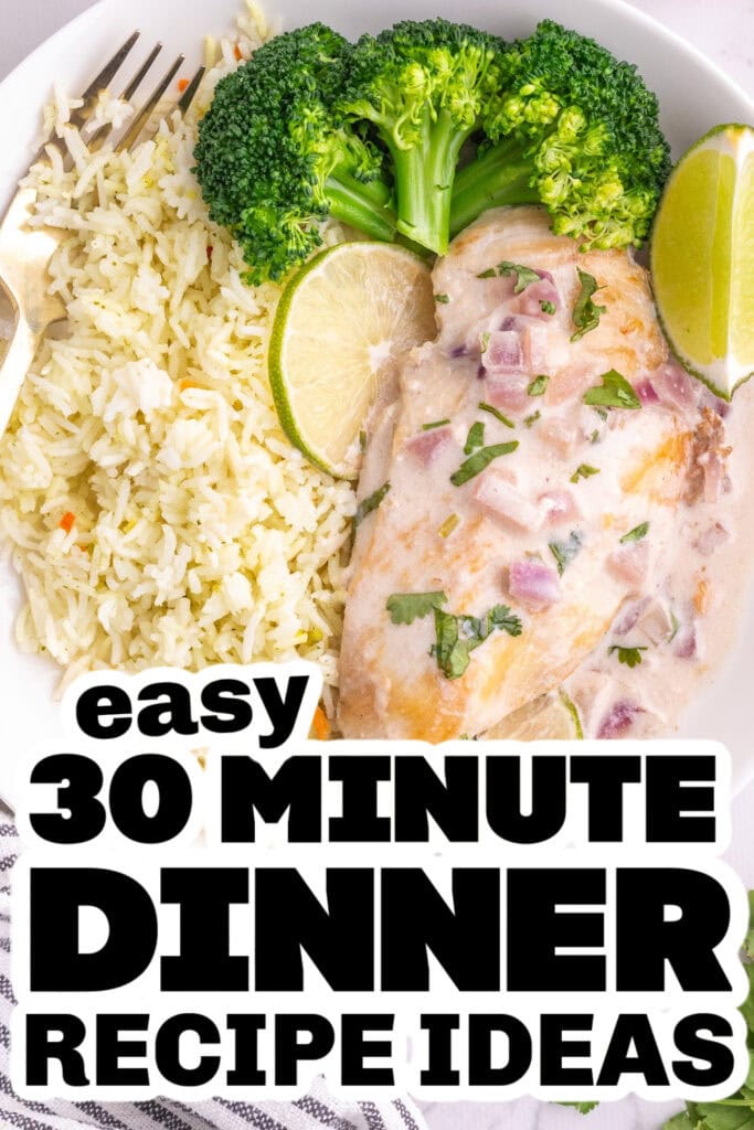 30 minute meals -Coconut Lime Chicken