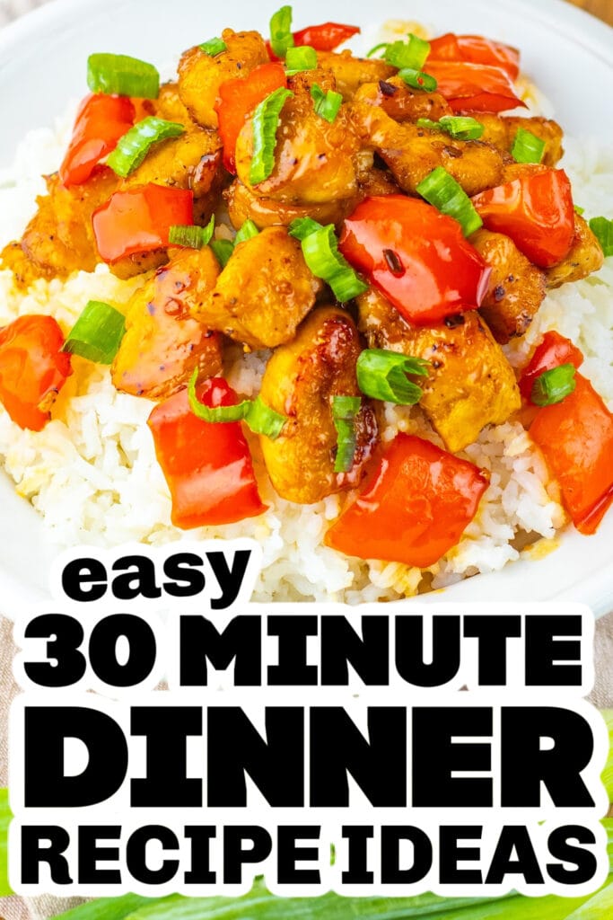 30 minute meals - Honey Pepper Chicken with Rice