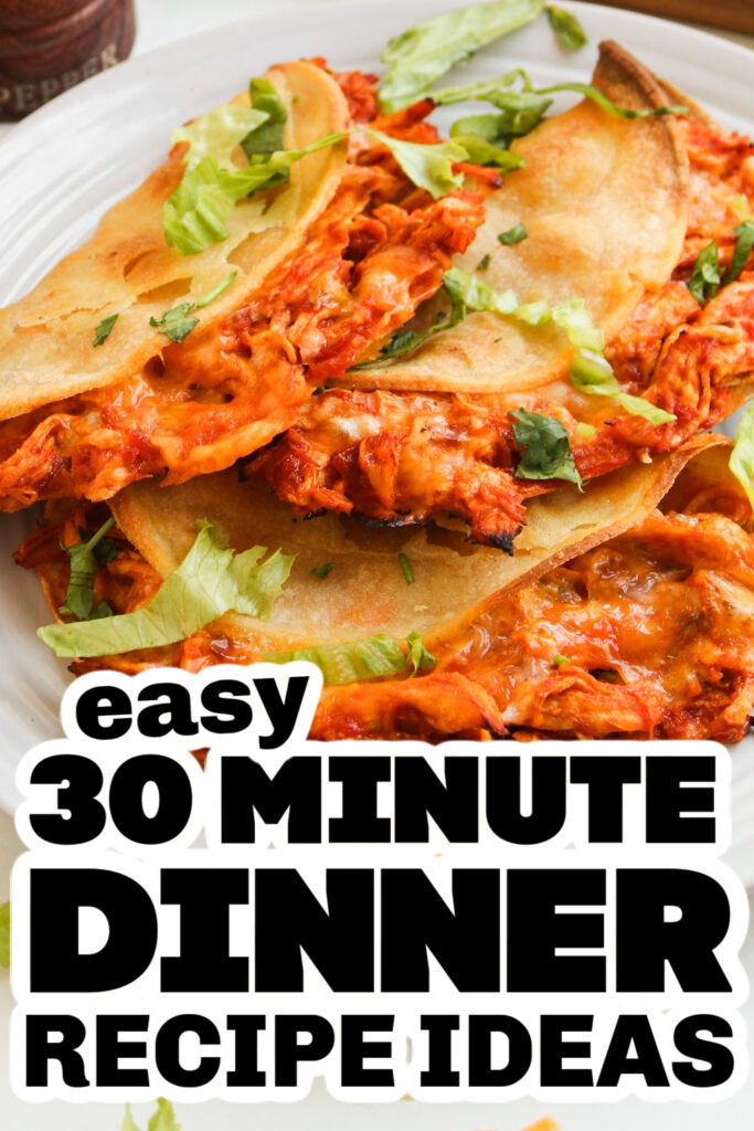 30 minute meals -No-Fry Crispy Baked Chicken Tacos