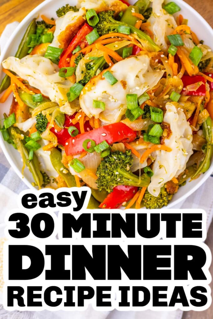 30 minute meals -Potsticker Stir Fry