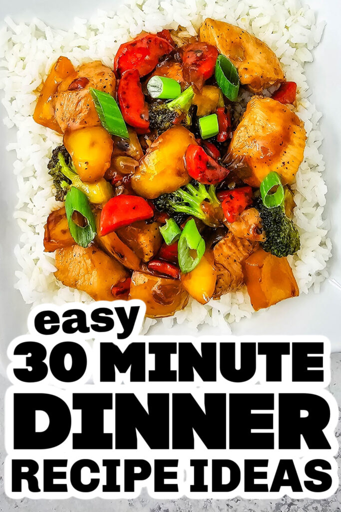 30 minute meals -Teriyaki Chicken and Rice Bowl