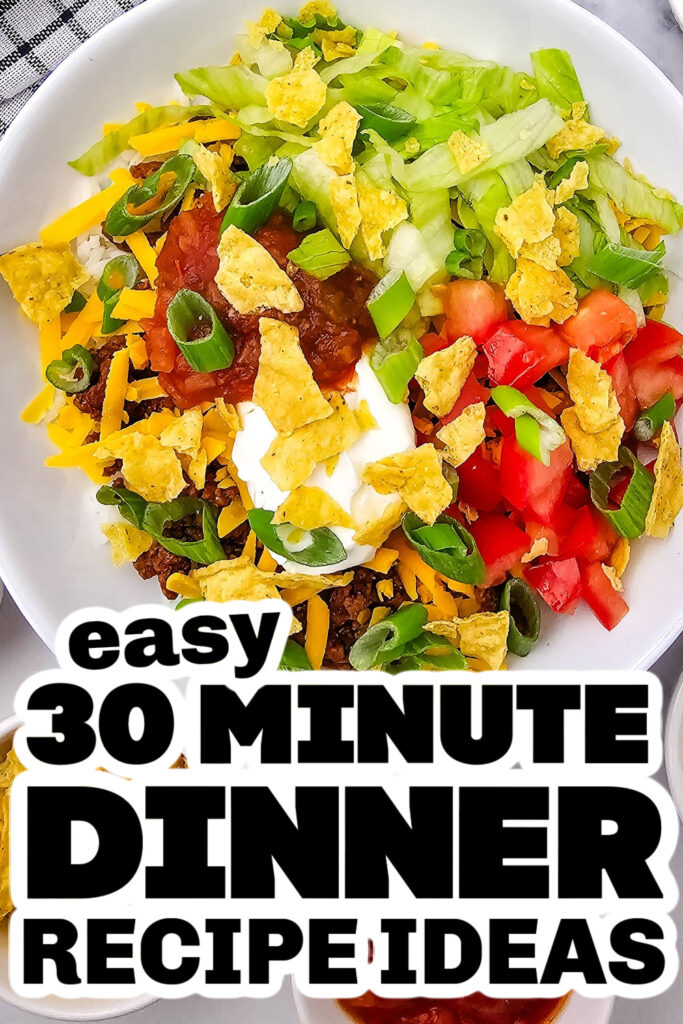 30 minute meals -Tex Mex Taco Bowl