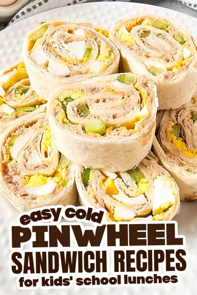 cold pinwheel recipes for kids - Tuna Salad Pinwheels