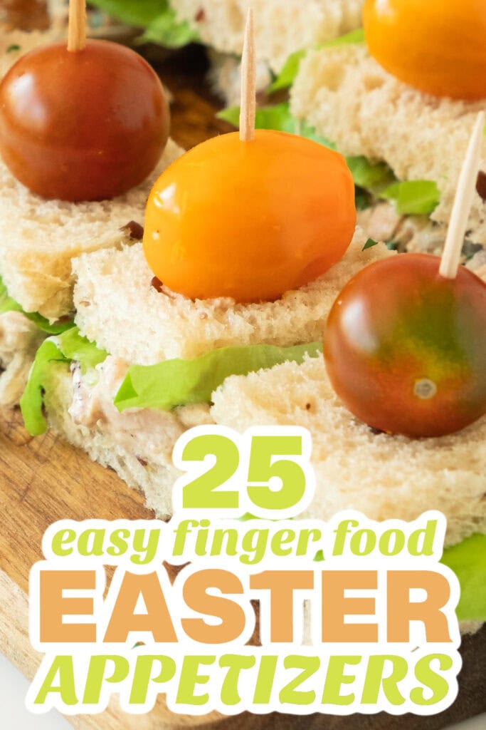 easter appetizers - Classic Tuna Tea Sandwiches