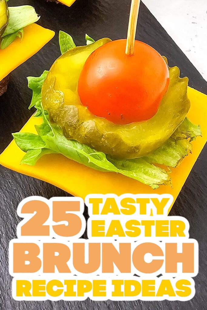 easter brunch - Mini Cheeseburger Bites