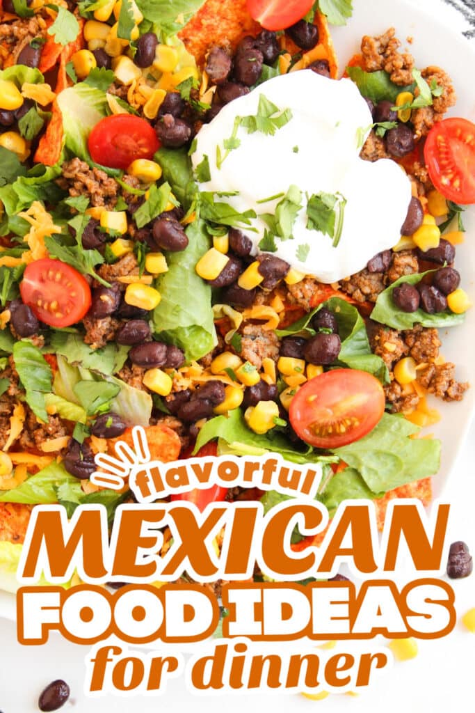 mexican food recipes - Dorito Beef Taco Salad