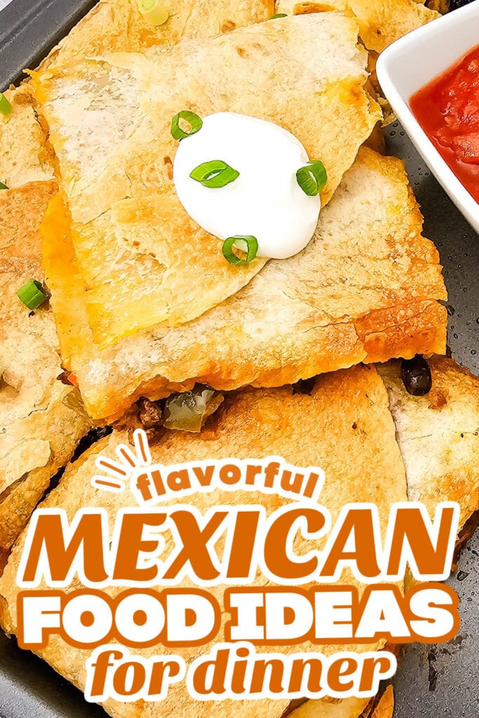 mexican food recipes - Sheet Pan Tex Mex Quesadillas