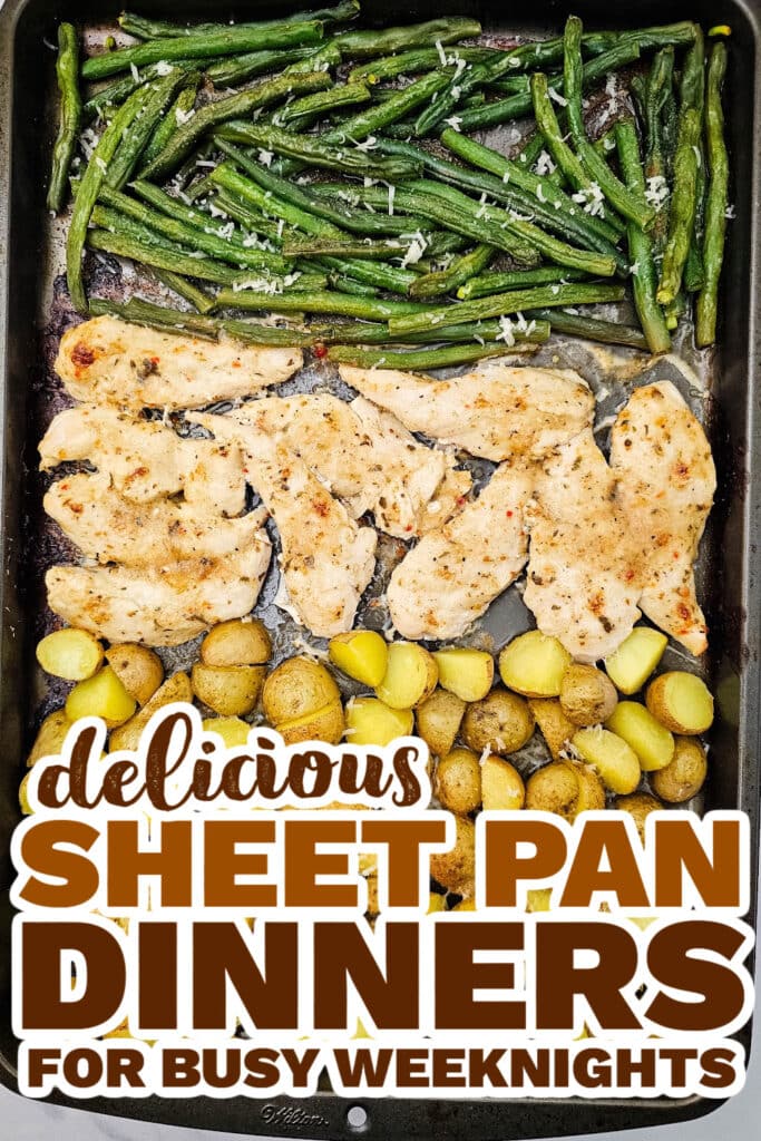 sheet pan meals - Sheet Pan Garlic Parmesan Chicken