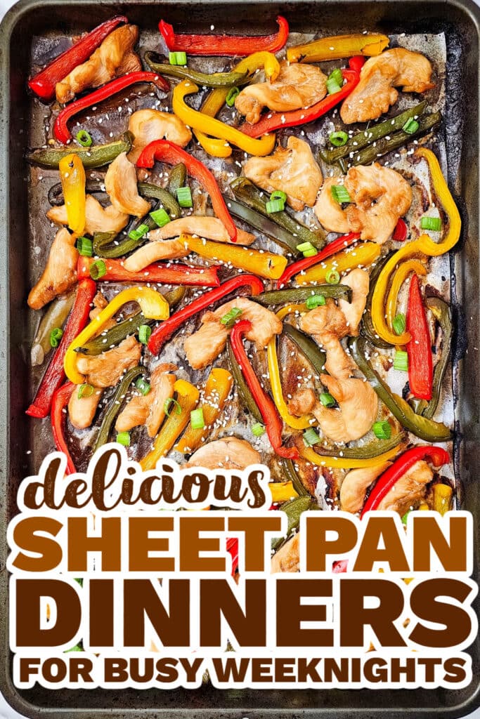 sheet pan meals - Sheet Pan Teriyaki Chicken and Peppers