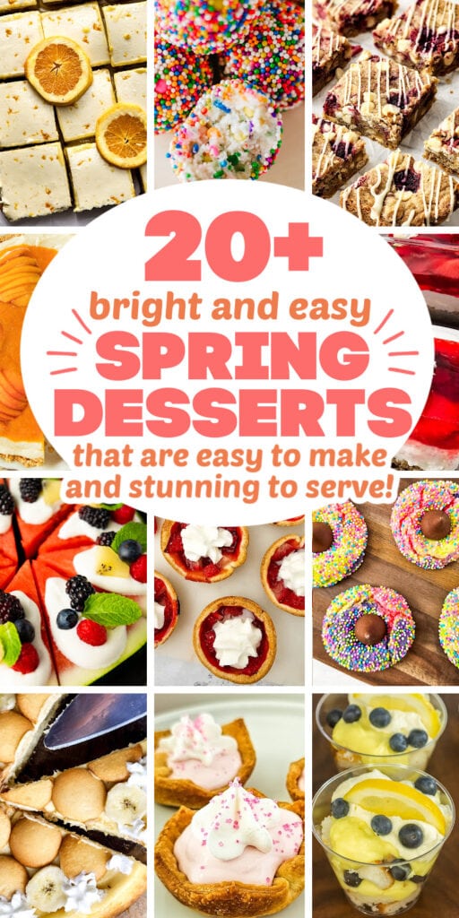 spring desserts