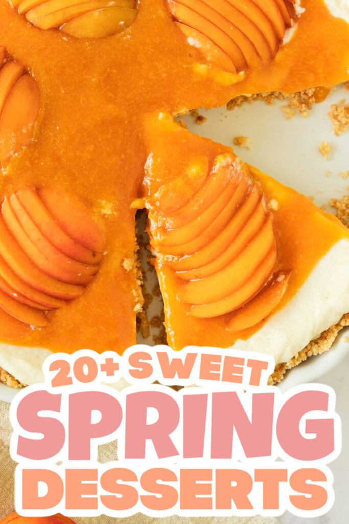 spring desserts - Fresh Apricot Cheesecake Tart