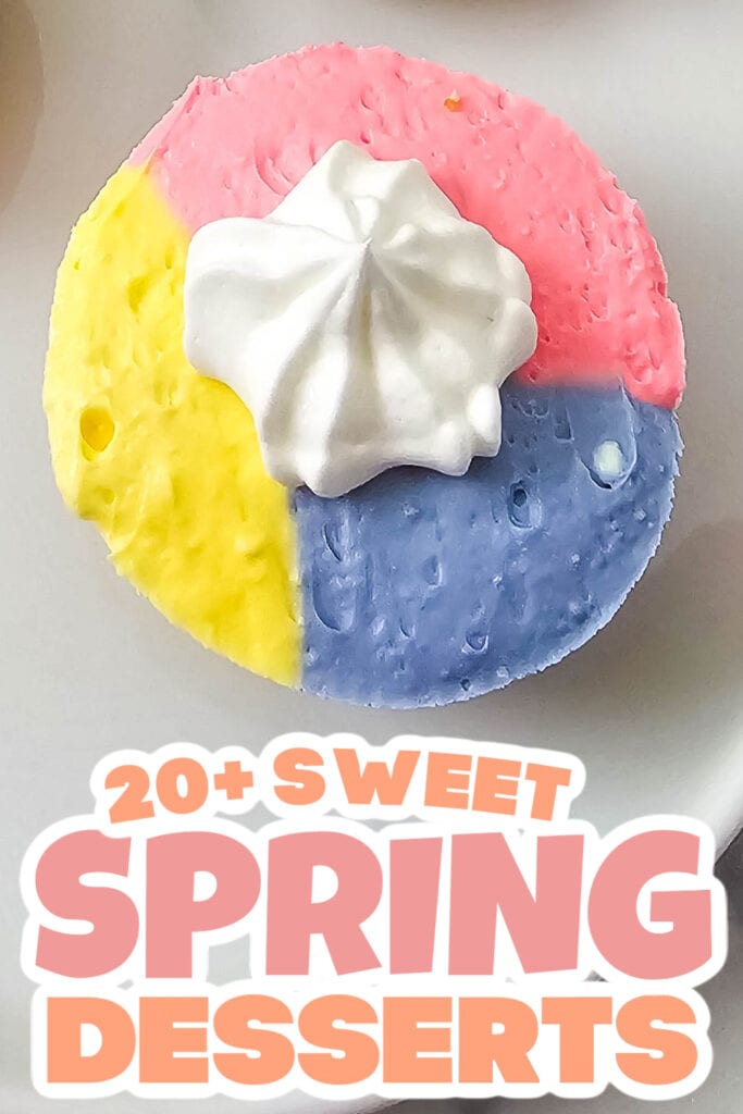 spring desserts - No-Bake Unicorn Cheesecake Bites