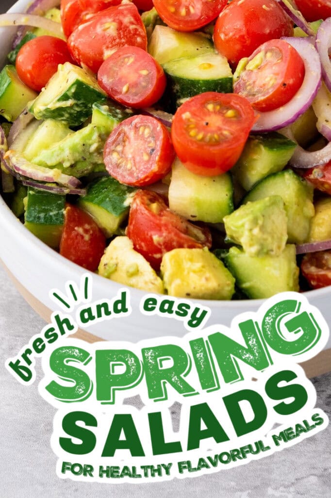 spring salads - Avocado Salad with Lemon Dressing