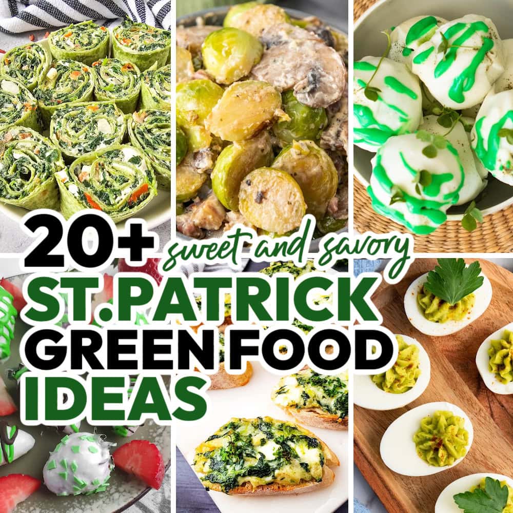 st patrick green food ideas