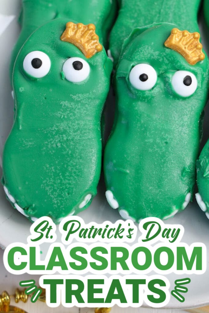 st. patrick day classroom treats - Mardi Gras Alligators