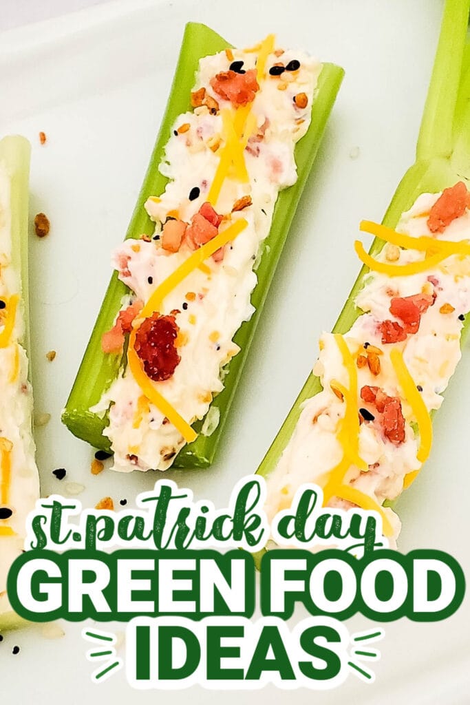 st.patrick day food - Bacon and Stuffed Celery