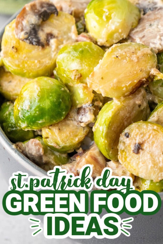 st.patrick day food - Creamy Brussels Sprouts