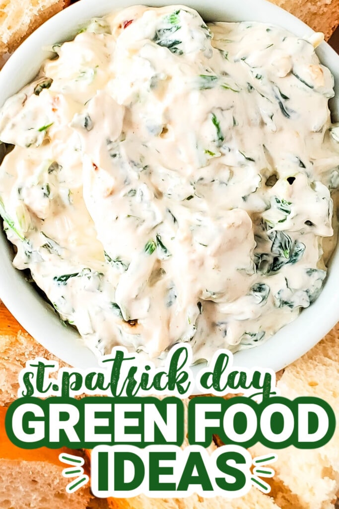st.patrick day food - Creamy Spinach Dip