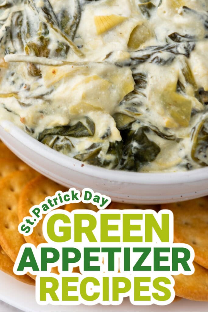 st.patrick day food - Slow Cooker Spinach Artichoke Dip