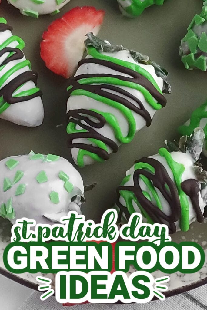 st.patrick day food - St.Patrick Chocolate Covered Strawberry